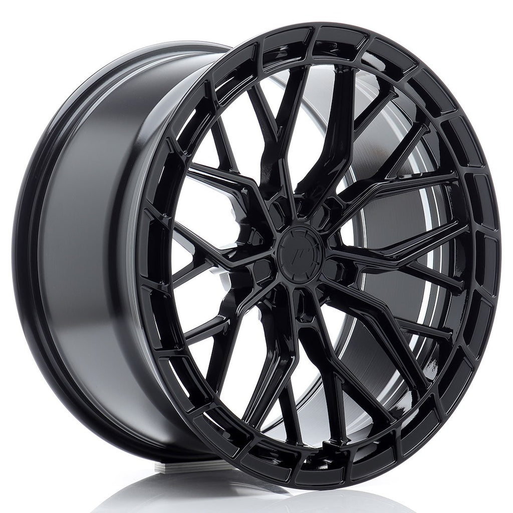 Cerchio in Lega JAPAN RACING JR48 20x10 ET20-45 5H con foratura su misura Gloss Black