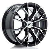Cerchio in Lega JAPAN RACING JR49 15x6.5 ET35 4x100 Gloss Black Machined Face