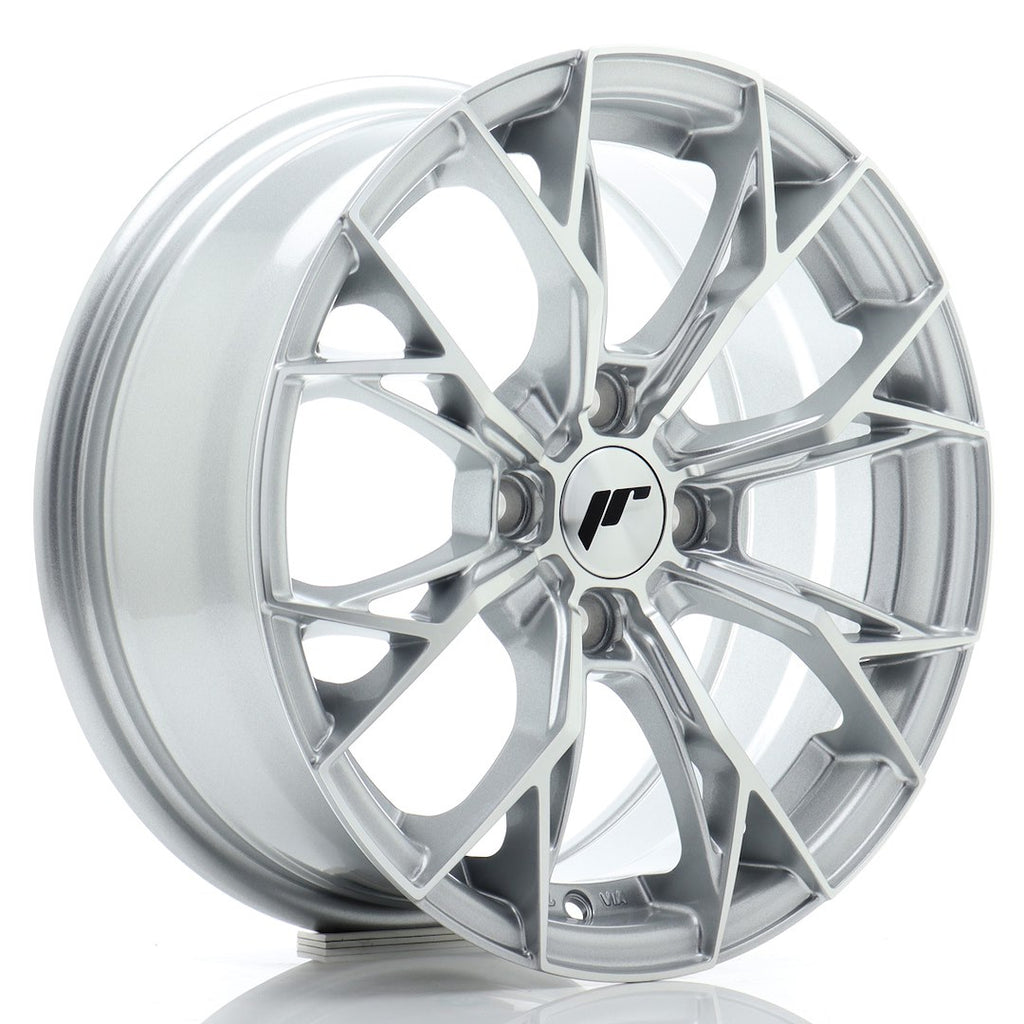 Cerchio in Lega JAPAN RACING JR49 15x6.5 ET35 4x100 Silver Machined Face