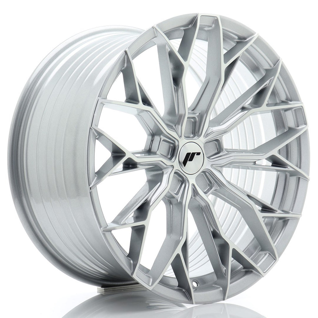 Cerchio in Lega JAPAN RACING JR49 19x9.5 ET20-45 5H con foratura su misura Silver Machined Face