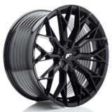 Cerchio in Lega JAPAN RACING JR49 20x10 ET20-48 5H con foratura su misura Gloss Black