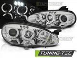 Fari Anteriori MAZDA MX5 01-05 ANGEL EYES CHROME