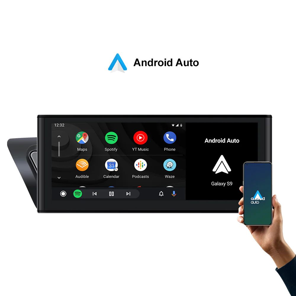 Touchscreen Carplay Android Auto Interface 10.25'' 12.3'' Audi A3 A4 A5 Q3 Q5 Q7 Android13.0 8+128GB GPS Car Multimedia Player Navigation