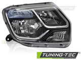 Fari Anteriori BLACK Lato Destro TYC per DACIA DUSTER 13-17