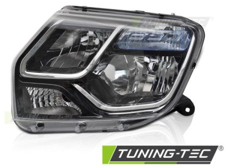 Fari Anteriori BLACK Lato Sinistro TYC per DACIA DUSTER 13-17