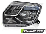 Fari Anteriori BLACK Lato Sinistro TYC per DACIA DUSTER 13-17
