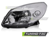 Fari Anteriori CHROME Lato Sinistro TYC per DACIA SANDERO 08-12