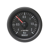 Manometro pressione turbo Black line