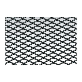 Griglia universale in alluminio nero 125x30 cm maglia media