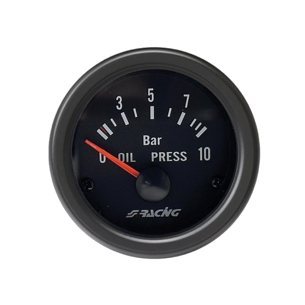 Manometro pressione olio Black line
