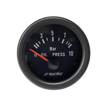 Load image into Gallery viewer, Manometro pressione olio Black line