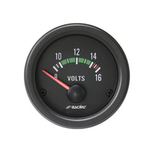 Load image into Gallery viewer, Manometro Voltmetro 52mm Black line