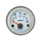 Manometro Voltmetro 52mm Silver line