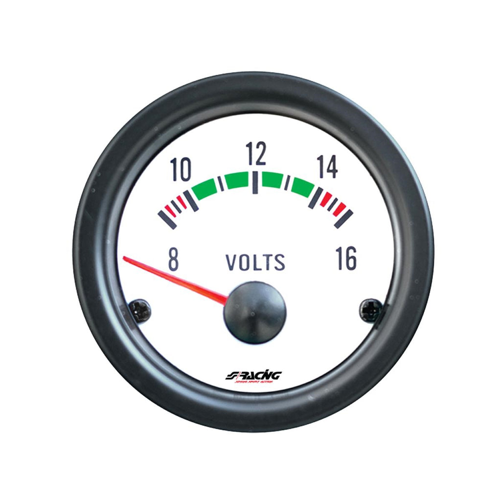 Manometro Voltmetro 52mm elettrico White line outlet