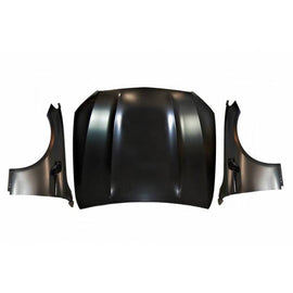 Cofano e Parafanghi Anteriori Mercedes Classe E W213 2016-2019 conversione in AMG E63 in Metallolo