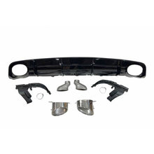 Carica l'immagine nel visualizzatore di Gallery, Diffusore Paraurti Posteriore Audi A6 / A6 Avant conversione in RS6 2015-2018 C7 S-Line ABS