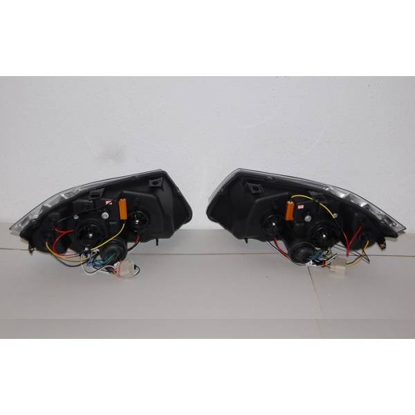 Fari Anteriori Day Light BMW Serie 3 E90 - E91 2005-2008 Nero