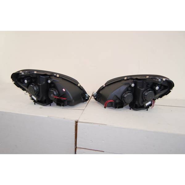 Fari Anteriori Day Light Mercedes Classe C W204 '07-'10 Black Lampeggiante Led