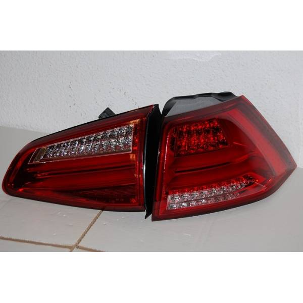 Fanali Posteriori Volkswagen Golf 7 2013 Led Red Cardna