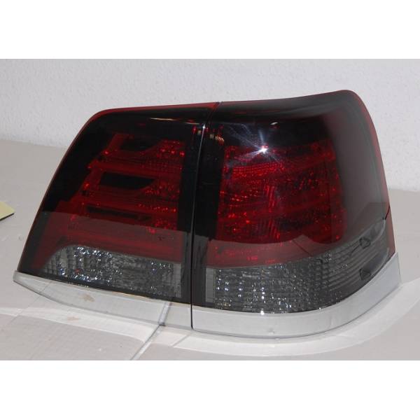 Fanali Posteriori Led Toyota Cruiser Fj200 08 Red Smoked