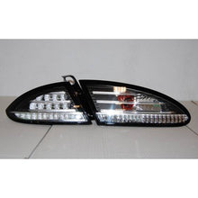 Load image into Gallery viewer, Fanali Posteriori Seat Leon '05-'08 Led Black/Chrome Lampeggiante Led