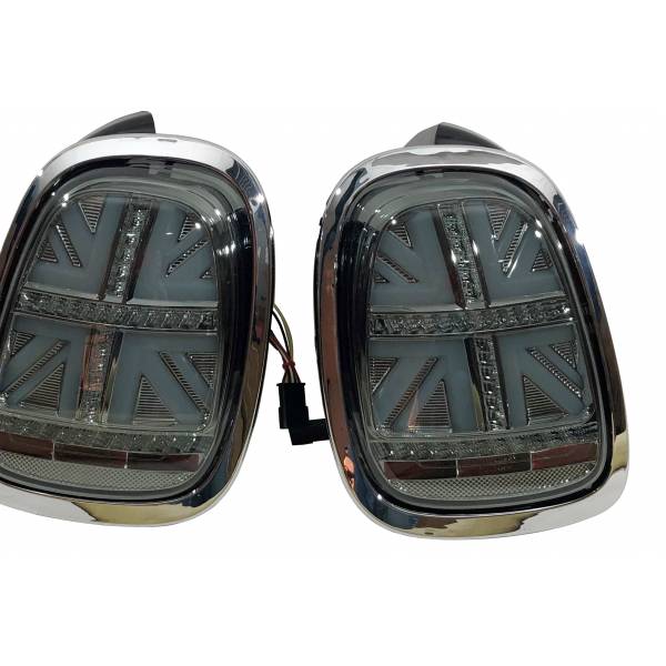 Fanali Posteriori Posteroiri Mini F55 / F56 / F57 2014-2017 Led lampeggiante Red / Smoked