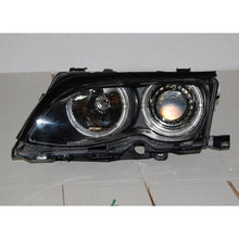 Load image into Gallery viewer, Fari Anteriori Angel Eyes BMW Serie 3 E46 '02/'05 4P. Elect. Black