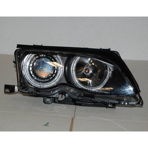 Fari Anteriori Angel Eyes BMW Serie 3 E46 '02/'05 4P. Elect. Black
