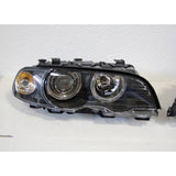 Fari Anteriori Angel Eyes BMW Serie 3 E46 '98 2P. Black
