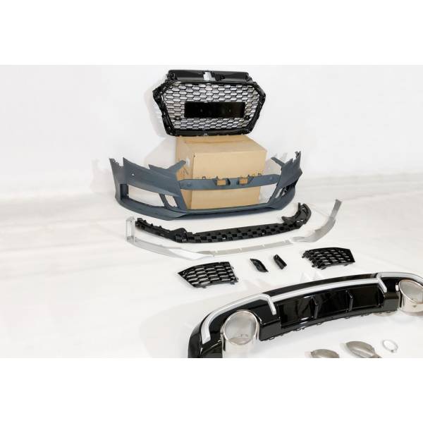 Body Kit Audi A3 SPORTBACK 2016-2019 conversione in RS3