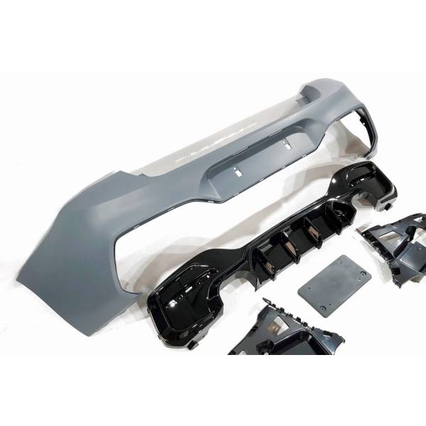 Body Kit BMW Serie 1 F20 LCI M2 Competition 2 Uscite doppio Nero lucido