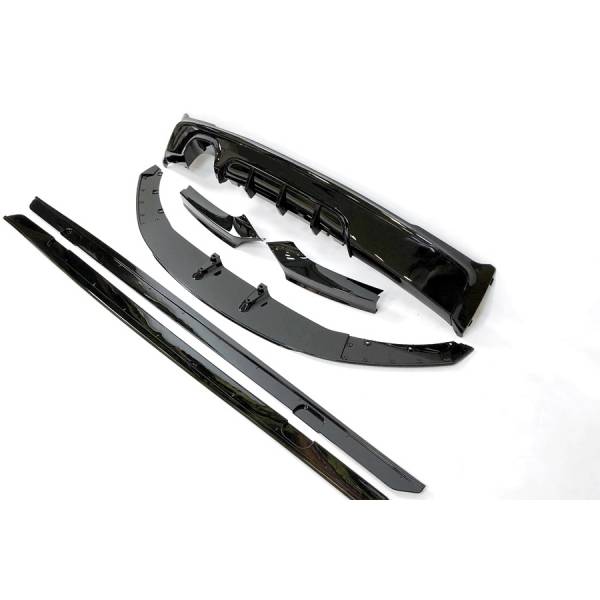 Body Kit BMW Serie 2 F22 / F23 M Performance Nero lucido 1 Scarico