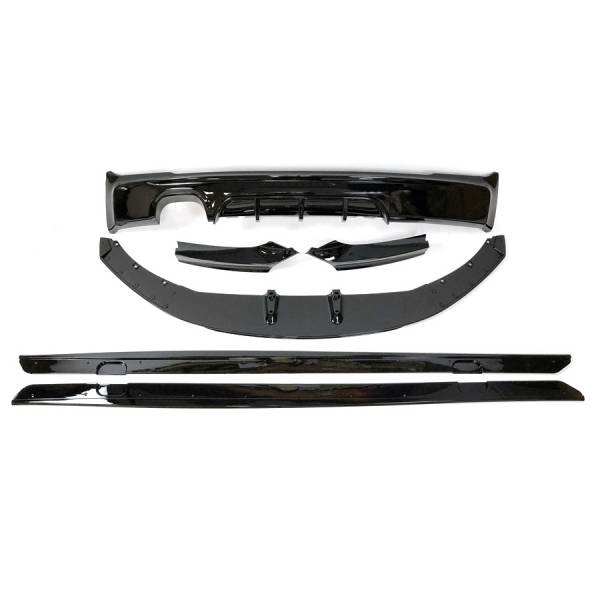 Body Kit BMW Serie 2 F22 / F23 M Performance Nero lucido 1 Scarico