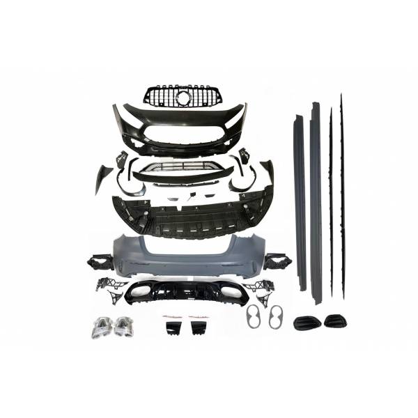 Body Kit Mercedes Classe A W177 conversione in A45 S Griglia GT Black