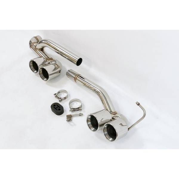 Terminale di Scarico BMW Serie 3 E90 / E92 conversione in M3, 1 uscita di Terminale di Scarico originale.