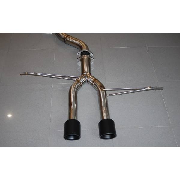 Terminale di Scarico Seat Leon 2.0 2015 Black Tips