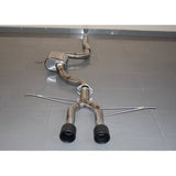 Terminale di Scarico Seat Leon 2.0 2015 Black Tips