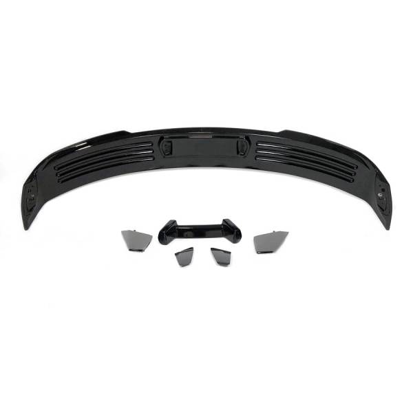 Spoiler Ford Mustang 15-19 conversione in GT500 Nero lucido