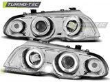 Fari Anteriori ANGEL EYES CHROME per BMW Serie 3 E46 05.98-08.01 S/T