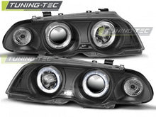 Load image into Gallery viewer, Fari Anteriori ANGEL EYES Neri per BMW Serie 3 E46 05.98-08.01 S/T