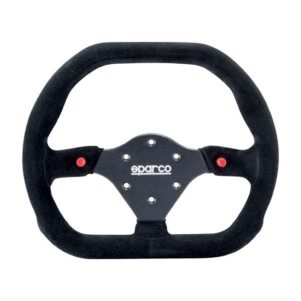 Sparco P310 Volante piatto Camoscio nero Raggi neri
