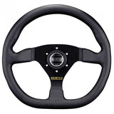 Sparco L360 Volante piatto Pelle nera Raggi neri