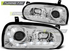 Load image into Gallery viewer, Fari Anteriori DAYLIGHT CHROME per VW GOLF MK3 09.91-08.97