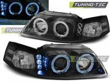Load image into Gallery viewer, Fari Anteriori per FORD MUSTANG 98-04 ANGEL EYES Neri