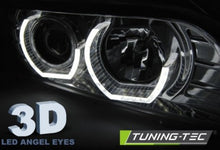 Carica l'immagine nel visualizzatore di Gallery, Fari Anteriori ANGEL EYES 3D CHROME per BMW Serie 5 E39 09.95-06.03