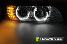 Carica l'immagine nel visualizzatore di Gallery, Fari Anteriori ANGEL EYES 3D CHROME per BMW Serie 5 E39 09.95-06.03