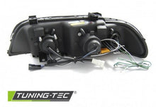 Carica l'immagine nel visualizzatore di Gallery, Fari Anteriori ANGEL EYES 3D CHROME per BMW Serie 5 E39 09.95-06.03