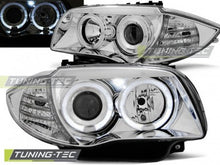 Load image into Gallery viewer, Fari Anteriori ANGEL EYES CHROME per BMW Serie 1 E87/E81/82/88 04-11