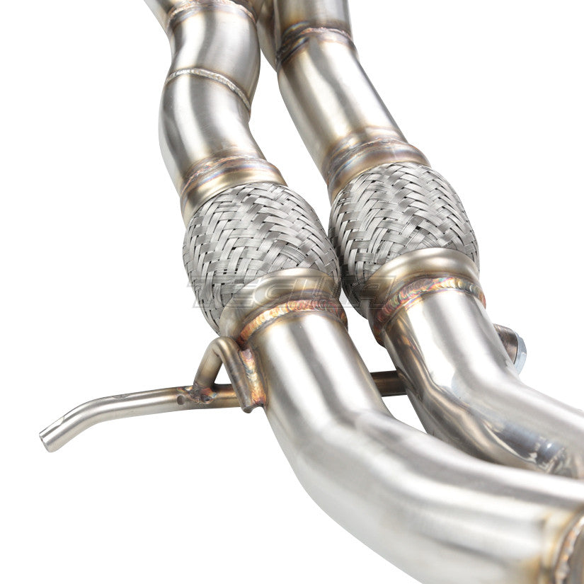 Kit Di Collegamento Flangia Di Scarico 2 Pollici - Adattatore In Acciaio Inossidabile A 2 Bulloni Per Downpipe, Catback, Silenziatore E Collettori