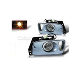 Fari Fendinebbia OEM Style Interno Chrome Lente Smoke Honda Civic EG EJ